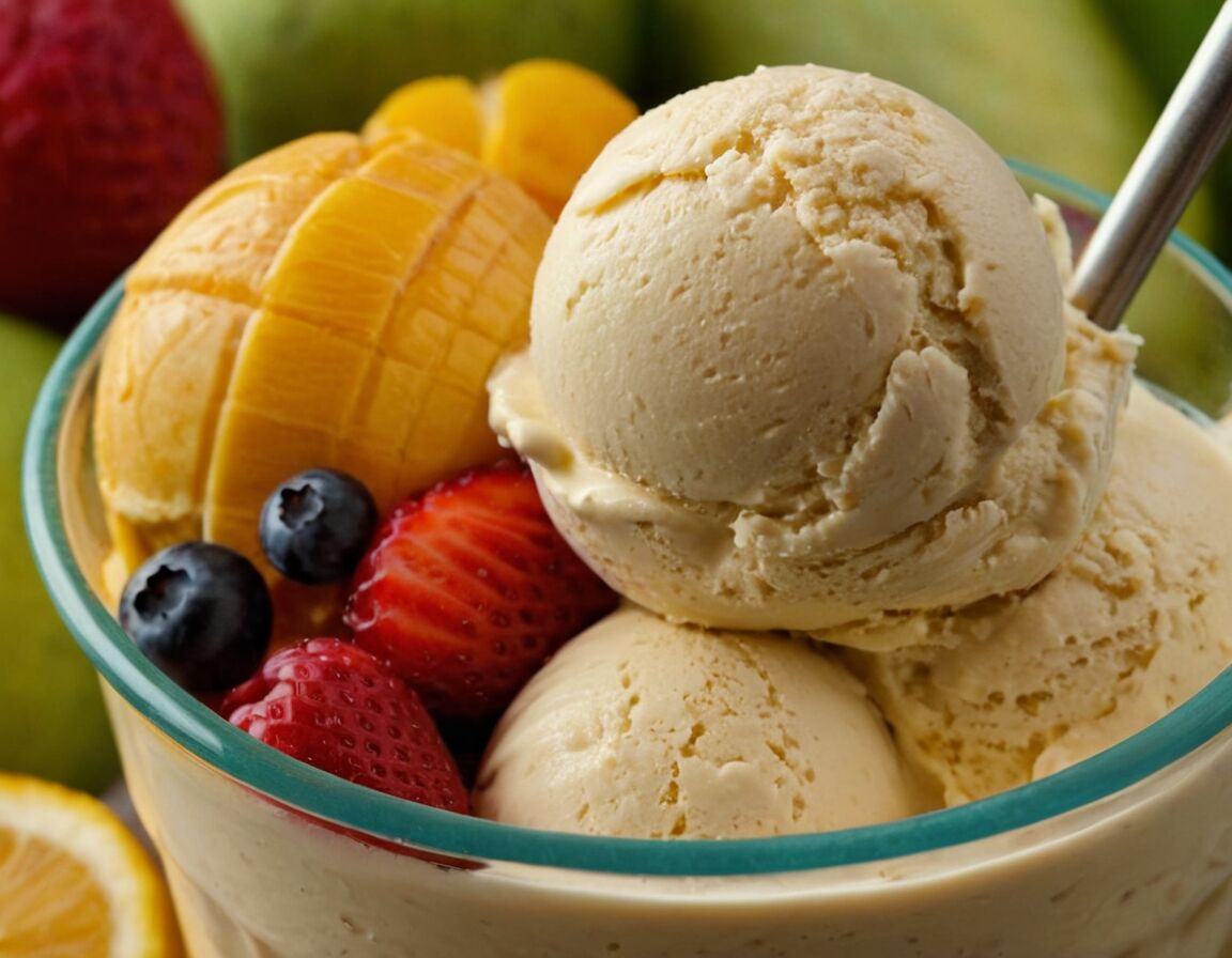 Mix gut durchrühren bis cremig - Protein Eis selber machen: So gelingt das gesunde Dessert für Sportler