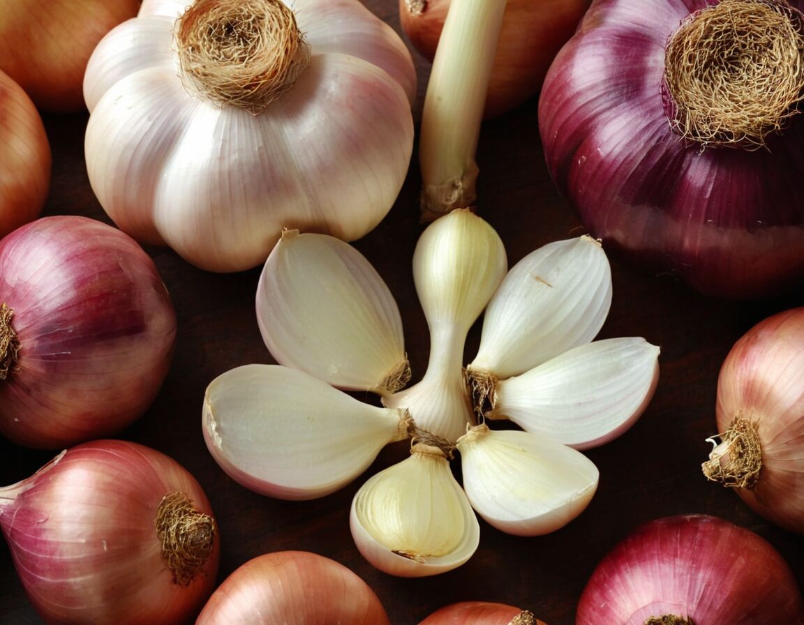 Zwiebeln und Knoblauch unterstützen die Durchblutung - Hausmittel gegen sexuelle Unlust beim Mann: Natürliche Wege zu mehr Libido