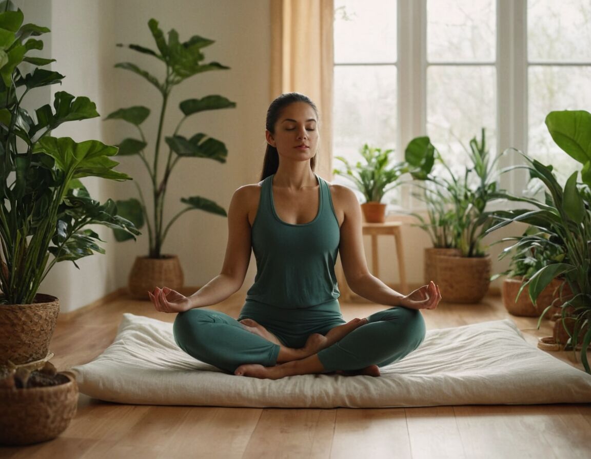 Yoga oder Meditation für Entspannung durchführen - Zeit vertreiben: Kreative Ideen für entspannte Stunden zu Hause