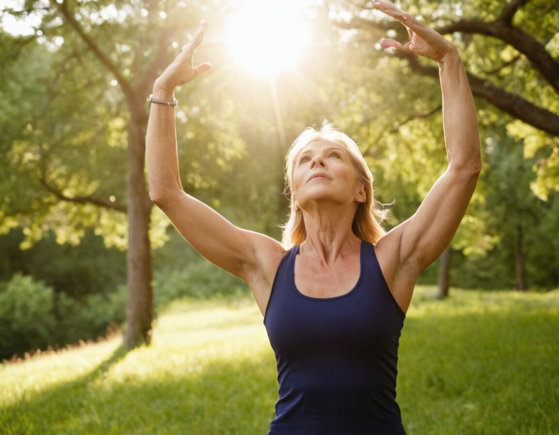 Regelmäßige Bewegung an der frischen Luft - Hausmittel gegen Hitzewallungen: Effektive Tipps für mehr Wohlbefinden in der Menopause