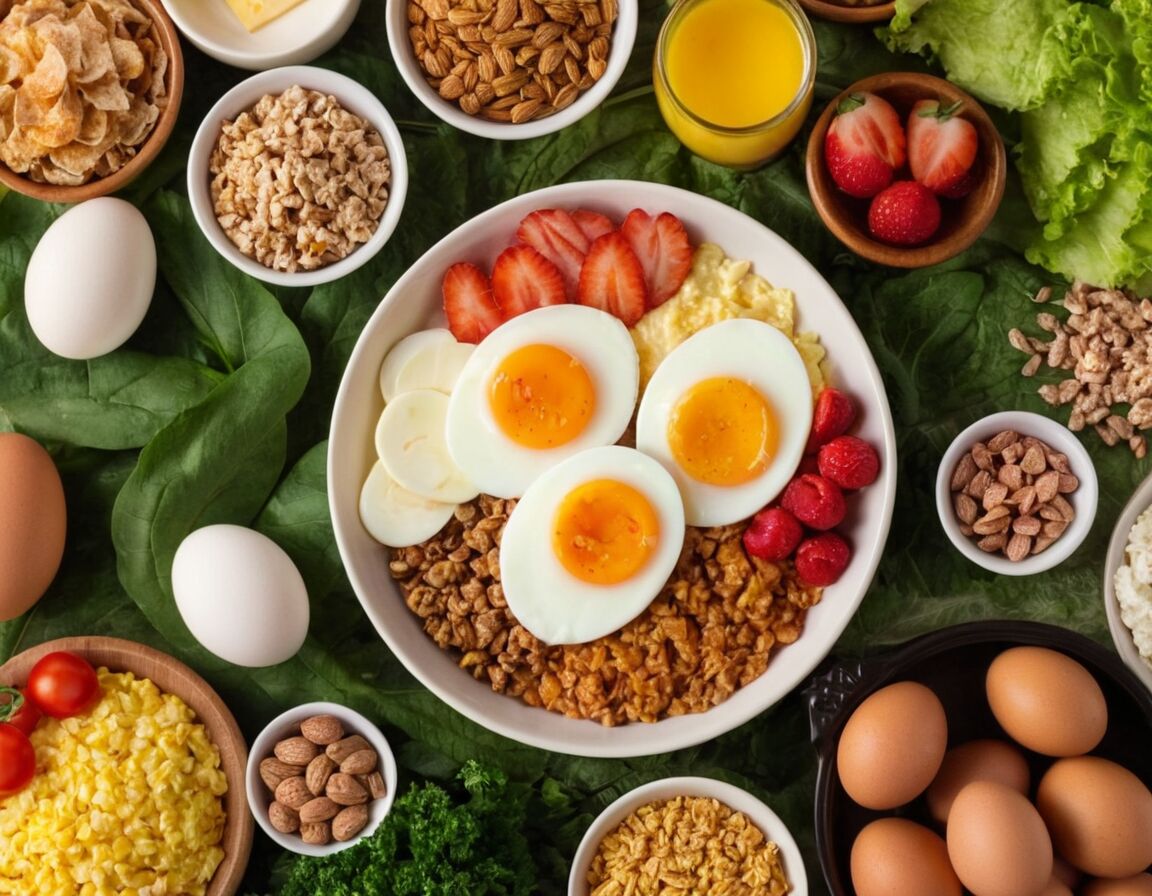 Eier als gute Vitamin B-Quelle - In welchen Lebensmitteln ist Vitamin B enthalten? Eine umfassende Übersicht über die besten Quellen