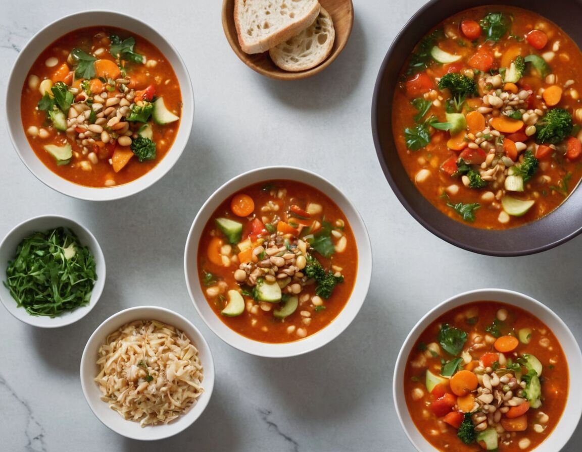 Suppen in 15 Minuten fix anrichten - Schnelle gesunde Rezepte für eine ausgewogene Ernährung im Alltag