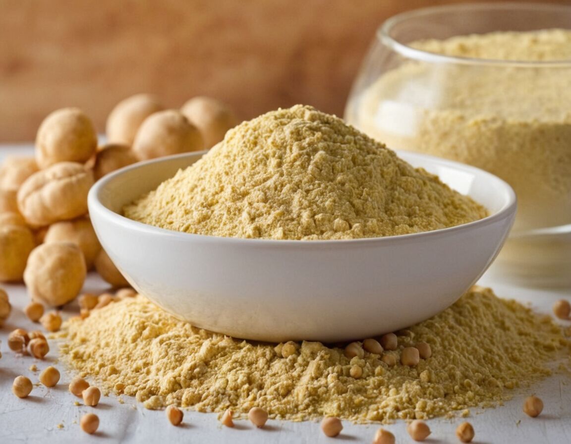 Kichererbsenmehl proteinreich und herzhafte Note - Weizenmehl ersetzen: Die besten Alternativen für glutenfreies Backen